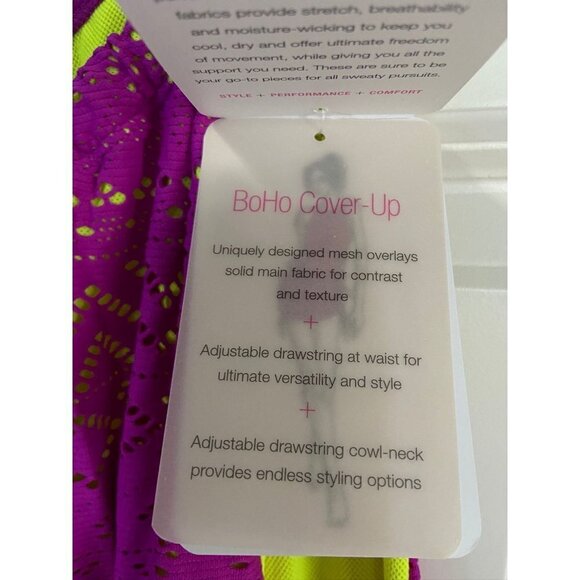 Jo+Jax BoHo Swimsuit Cover-Up Women's Medium M 6-8 Wildberry/Citron Swim Coverup - Picture 10 of 10